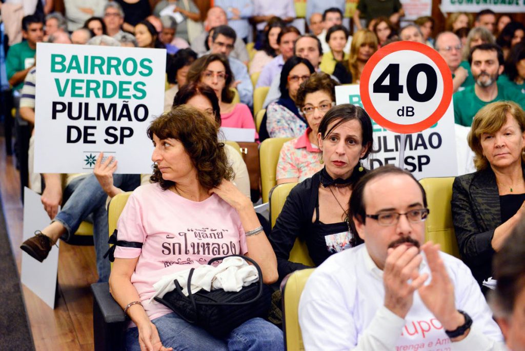 SOSSEGO - Em debate, moradores pedem manutenção de áreas residenciais, com pouco barulho (máximo de 40 decibéis) | Foto: Ricardo Rocha/CMSP