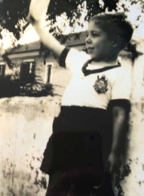 FIEL - A paixão pelo Corinthians começou na infância Foto: Arquivo pessoal