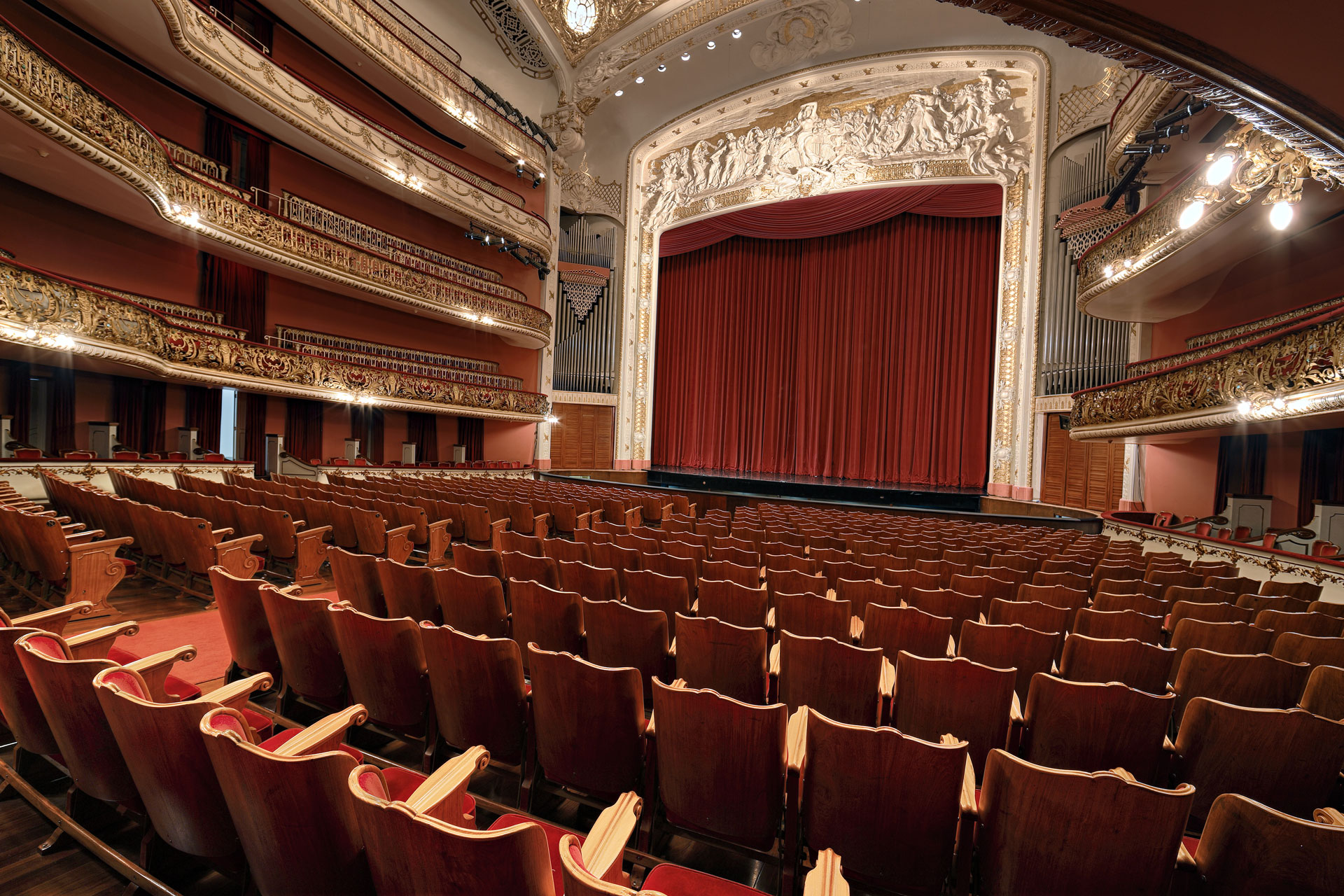 Interior do Theatro Municipal