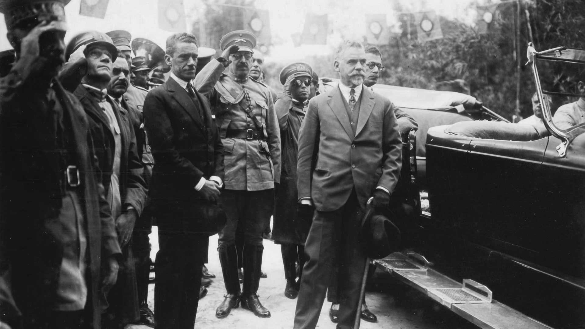 Washington Luís na Estrada Rio-São Paulo